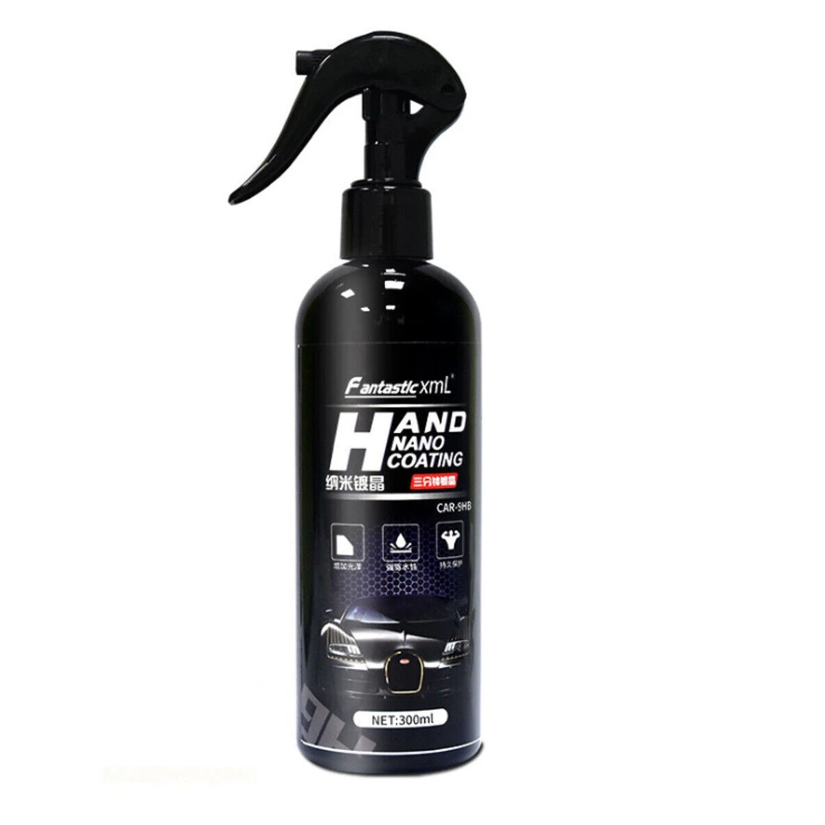 Hand Nano Coating  Ceramic Car Paint Protection 6H Coating 300ml RoHs Certified