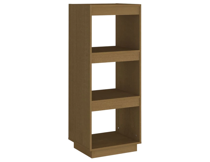 vidaXL Book Cabinet/Room Divider Honey Brown Solid Pinewood