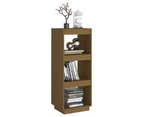 vidaXL Book Cabinet/Room Divider Honey Brown Solid Pinewood