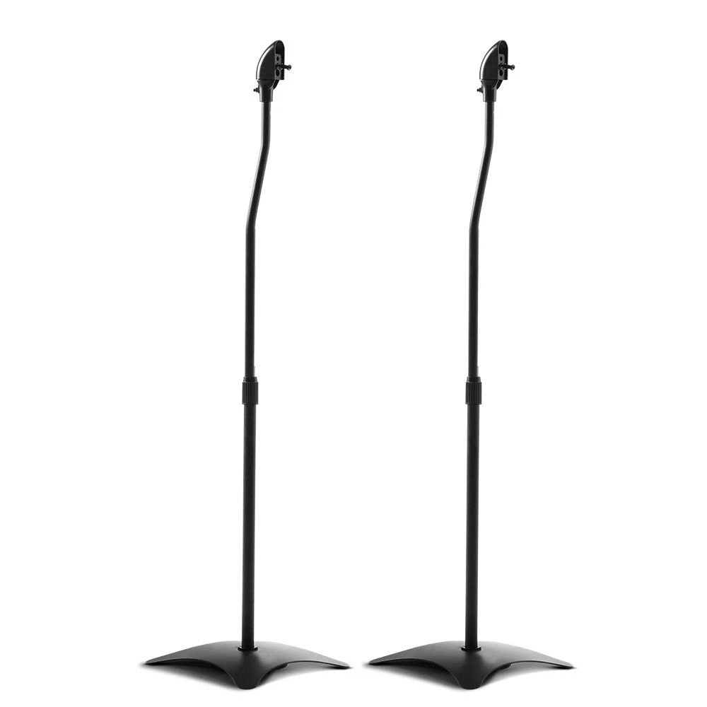 112CM Surround Sound Speaker Stand - Black - Set of 2