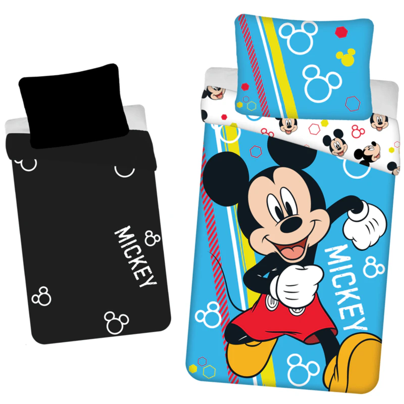 Disney Mickey Mouse Glow in the Dark Quilt Cover Set - Single Bed