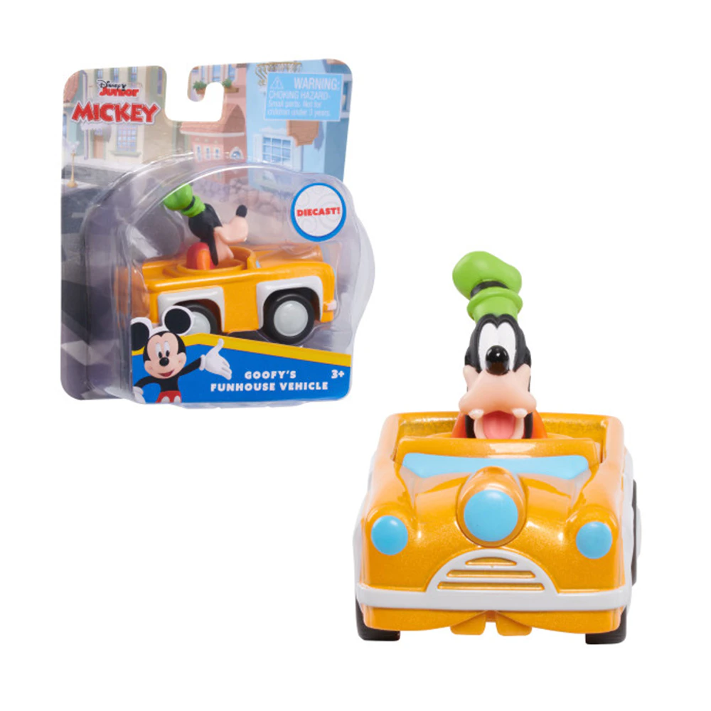 Disney Junior Mickey Goofy Diecast Toy Funhouse Vehicle Car Kids/Child Toy 3y+