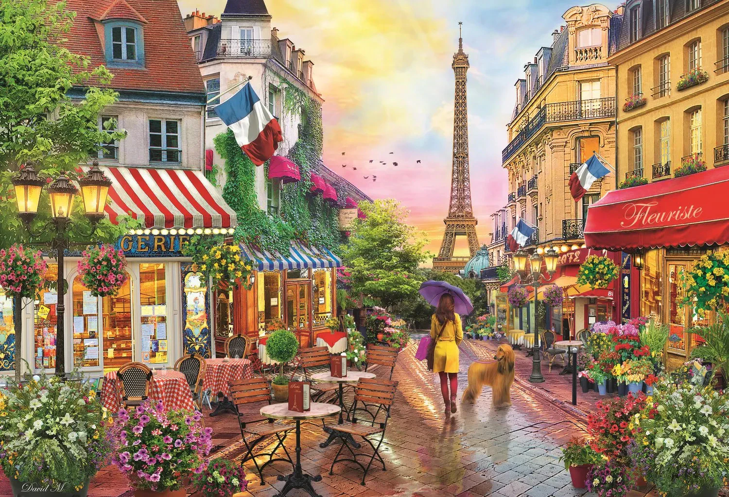 Trefl - Charming Paris Puzzle 1500pc