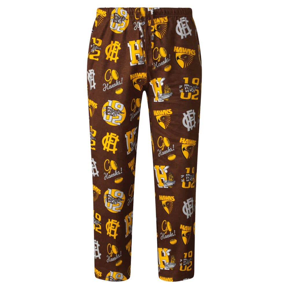 Hawthorn Hawks Mens Flannel Sleep Pants