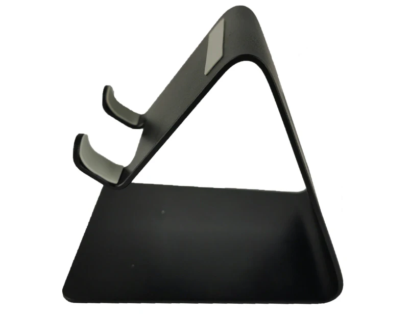 Universal Aluminum Alloy Desk Stand Holder For Mobile Phone Tablet - Black