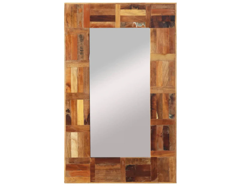 vidaXL Wall Mirror Solid Wood Reclaimed 50x80 cm