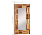 vidaXL Wall Mirror Solid Wood Reclaimed 50x80 cm