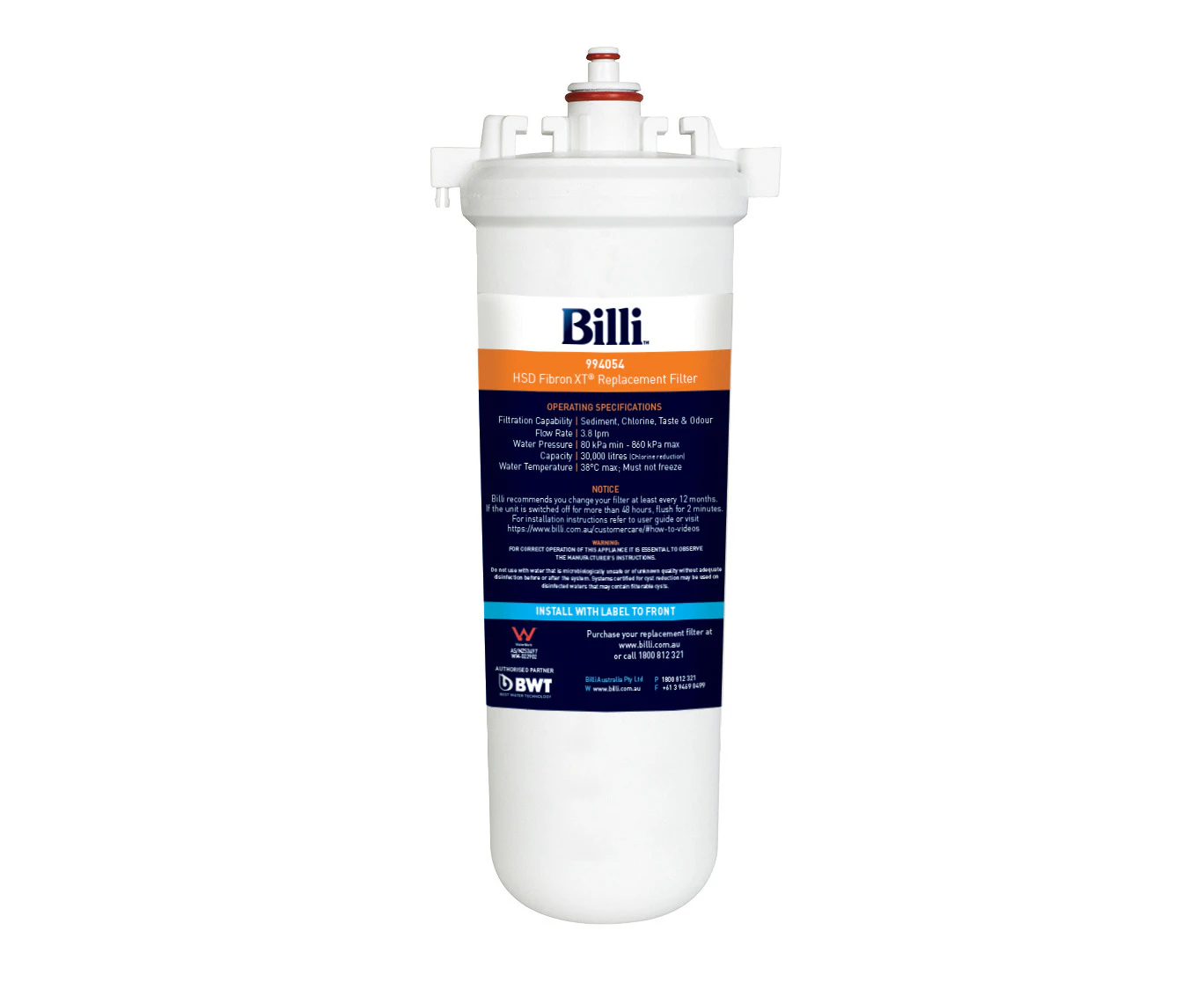 Billi 994054 (994004) HSD Fibron XT Swing Change Water Filter