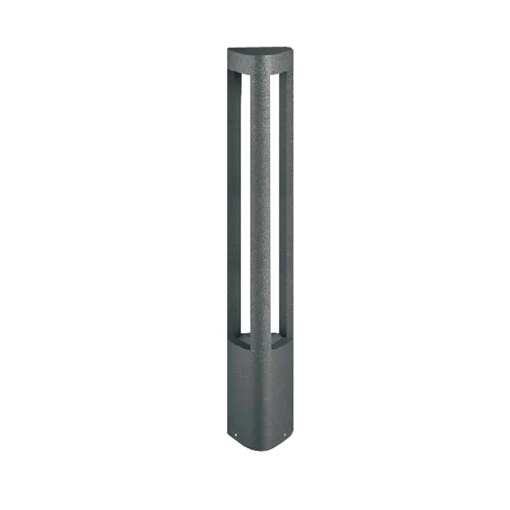 CLA LIGHTING Bol LED Bollard Light - 7W Warm White - 3 Sections - 800mm Grey