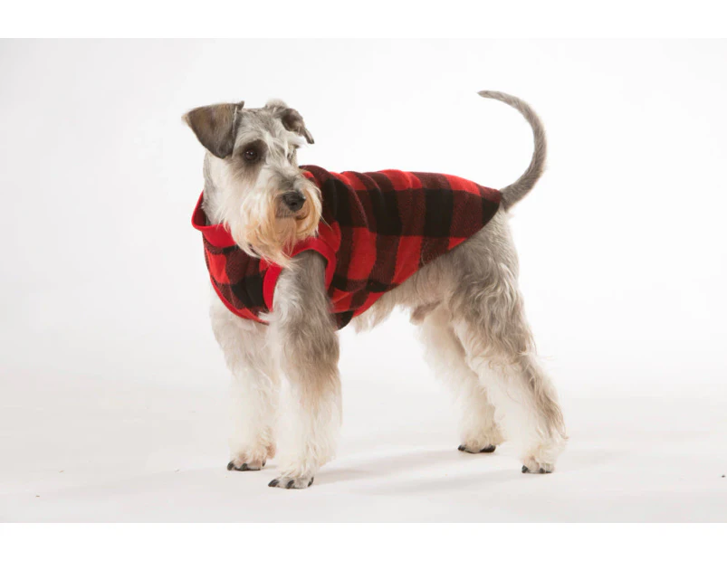 Dog Pyjamas (Red Check) - 60cm