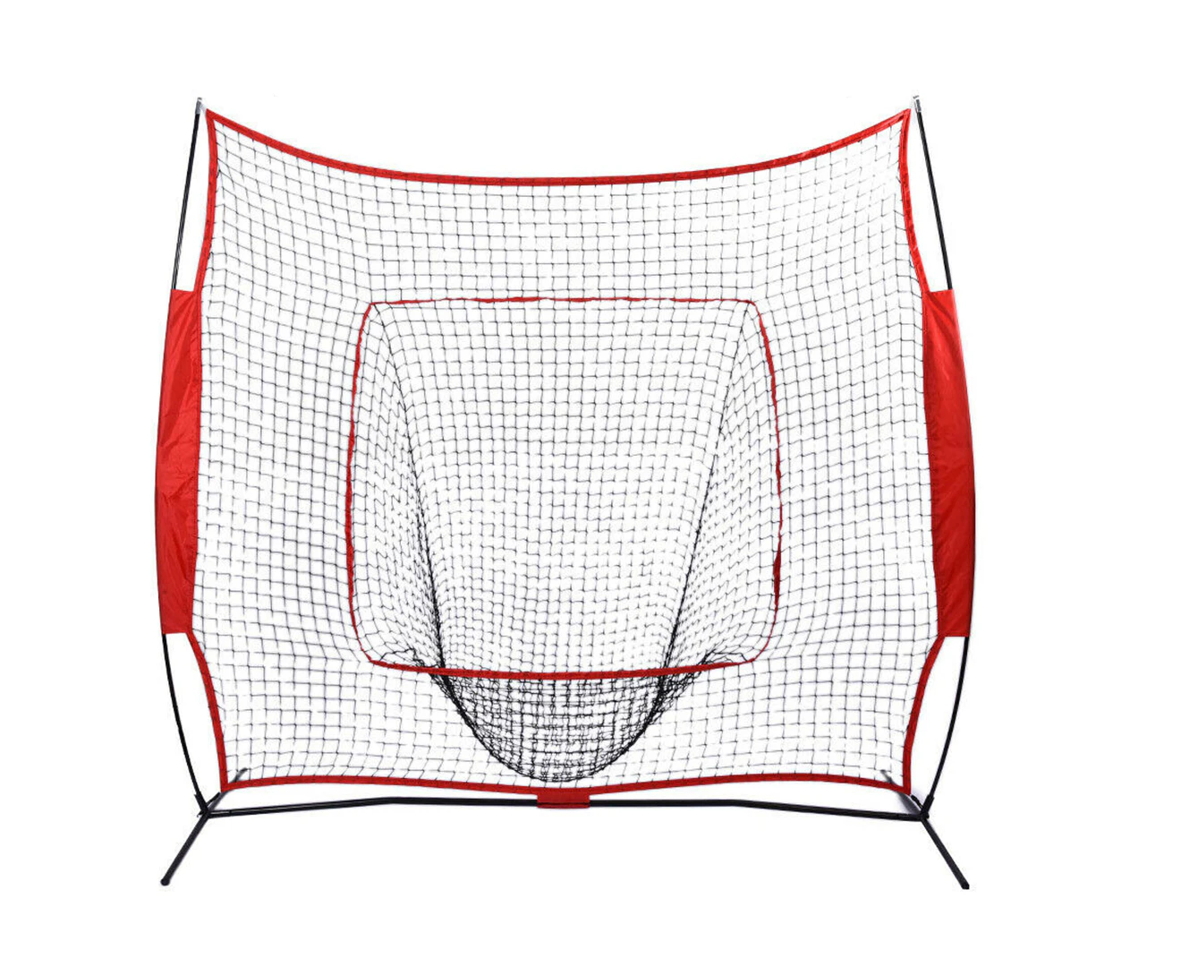 7' x 7' Baseball Softball Practice Hitting Batting Training Net Softball Practice Net