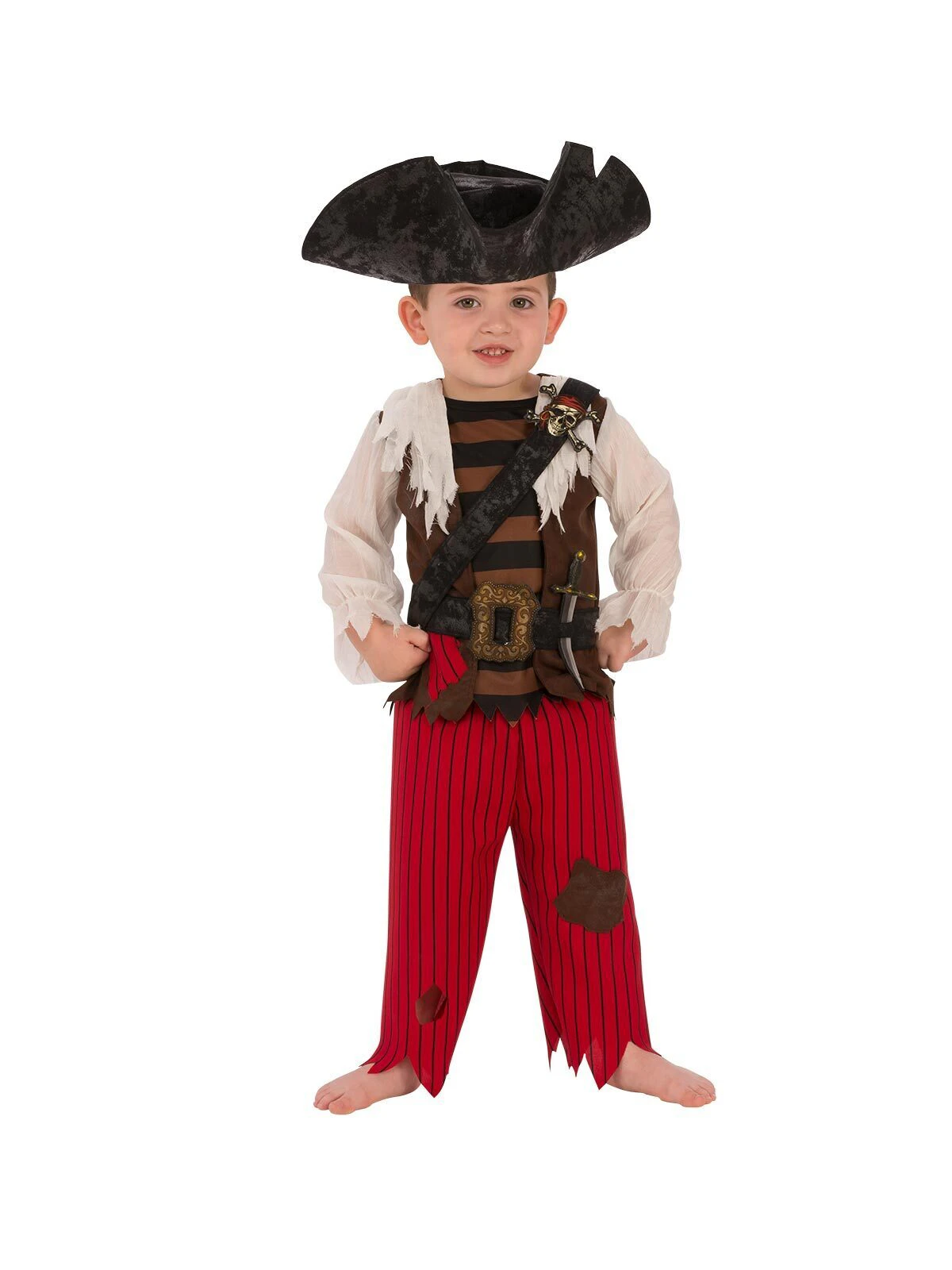 Rubies Pirate Matey Baby Dress Up Party Shirt/Pants Costume Set