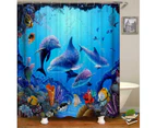 Dolphin Reef Shower Curtain