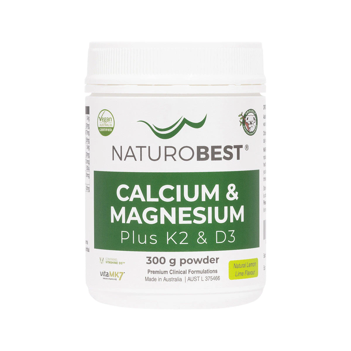 NaturoBest Calcium & Magnesium Plus K2 & D3 300g