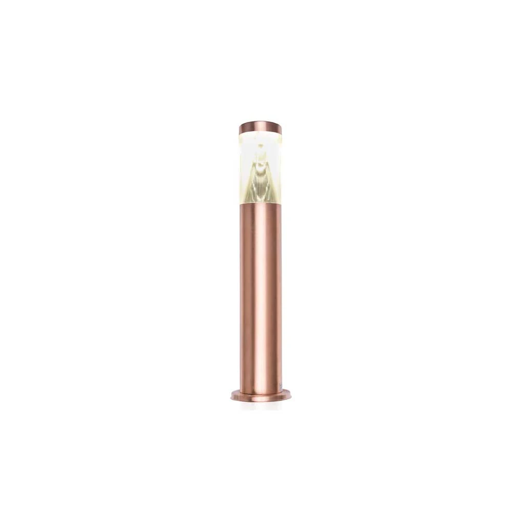 CLA LIGHTING Portus LED Copper Bollard Light - 6W Warm White - 500mm