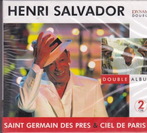 HENRI SALVADOR - SAINT GERMAIN DES PRES CIEL DE PARIS - 2 Disc's CD   SEALED