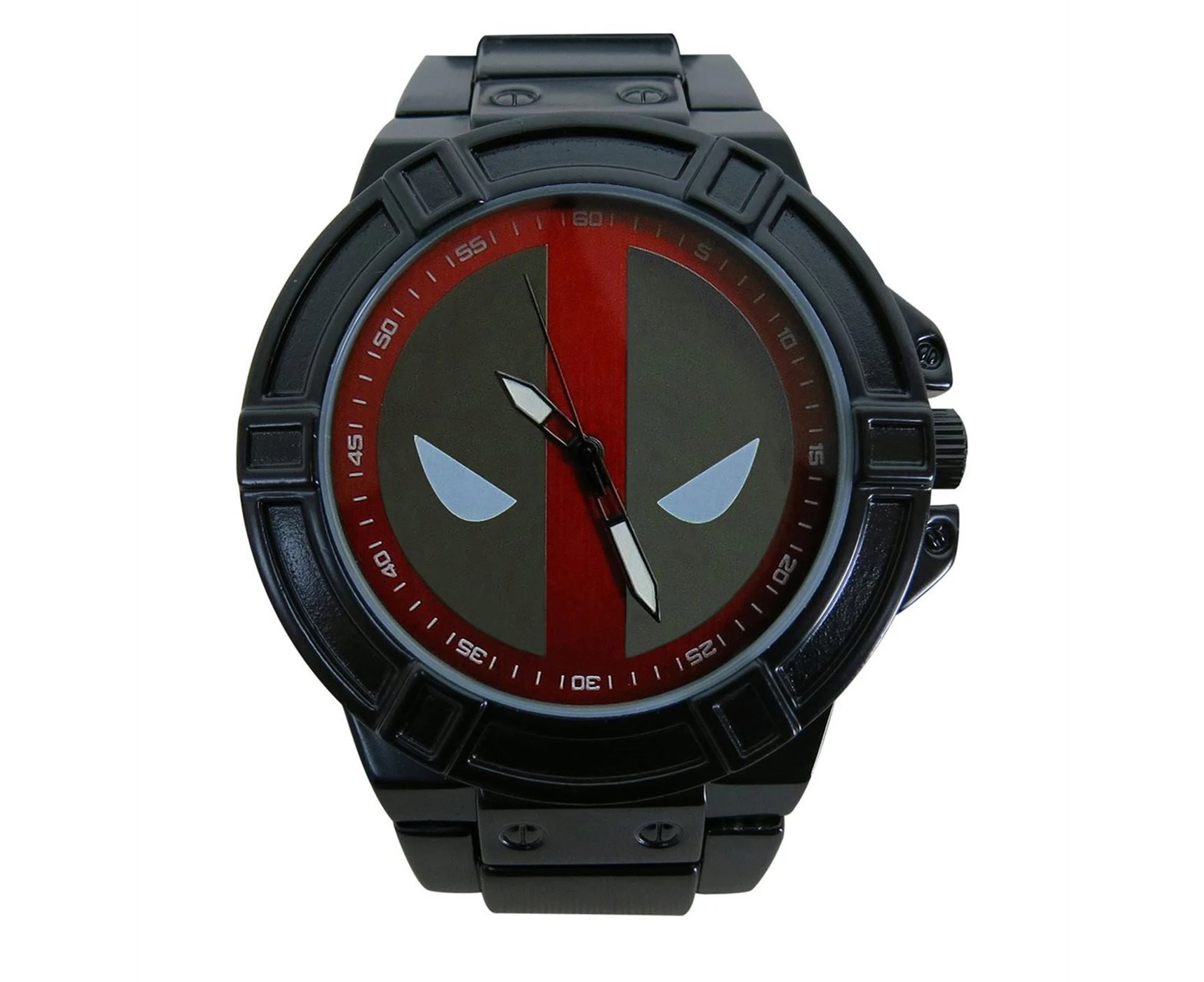 Deadpool Symbol Black Watch with Metal Band