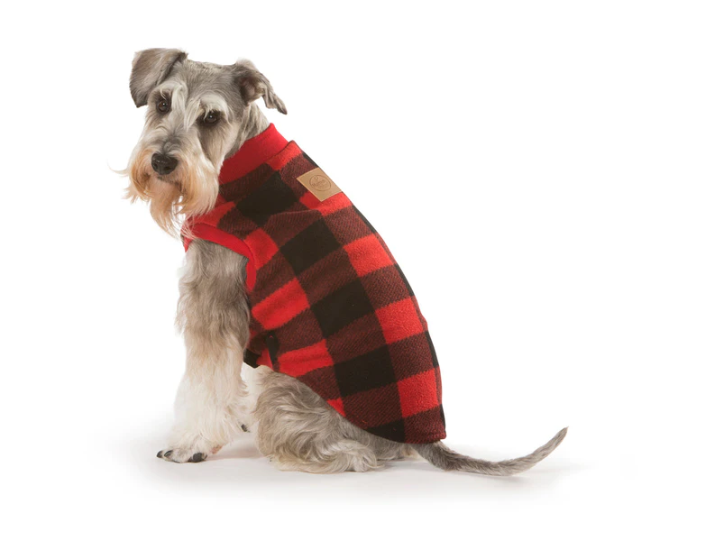 Dog Pyjamas (Red Check) - 30cm