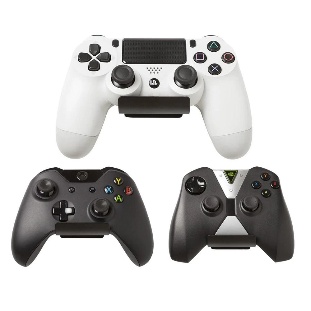 HIDEit Uni-C (2-Pack) Universal Controller Wall Mount | PS4 PS3 Xbox One 360 Nvidia