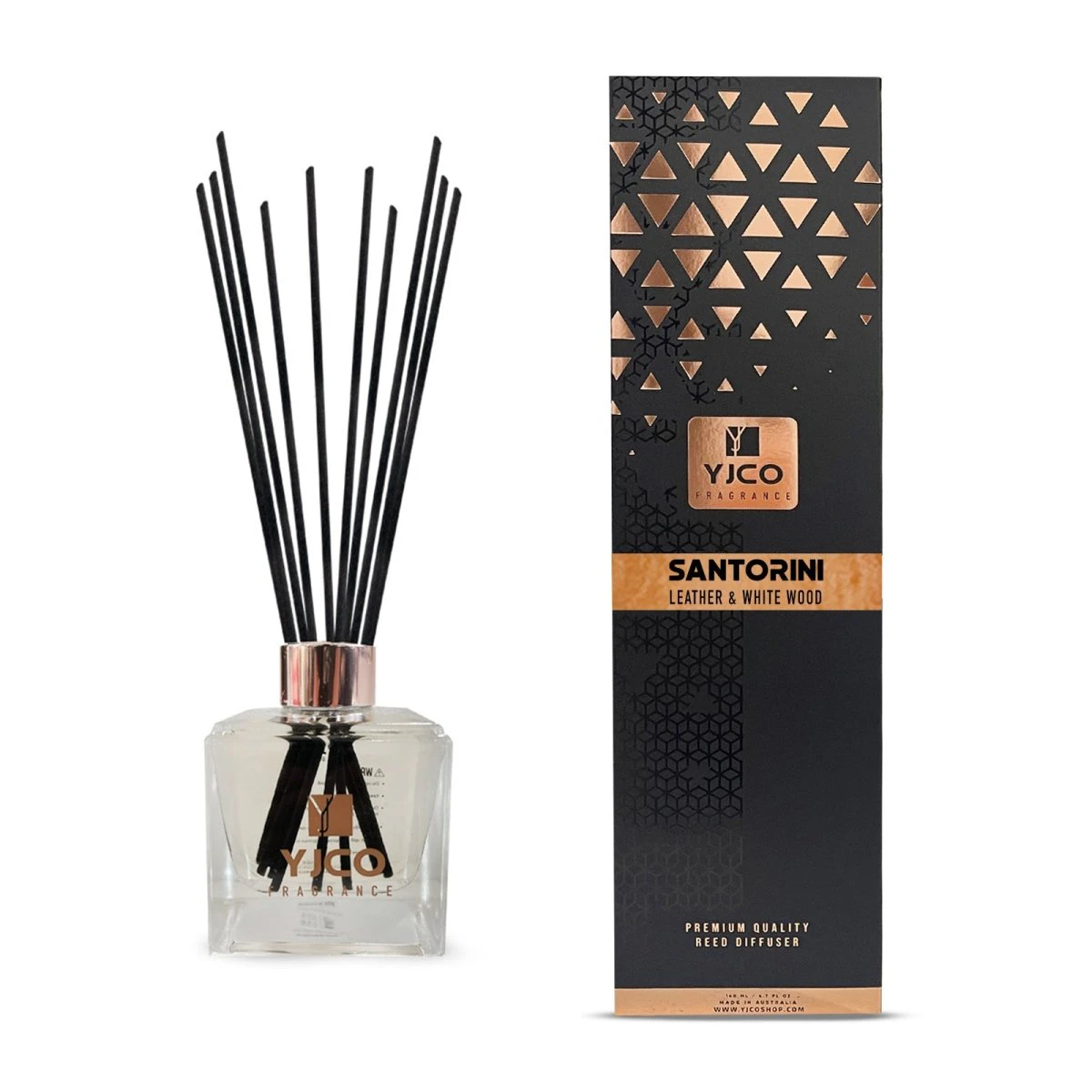 YJCO FRAGRANCE SANTORINI PREMIUM REED DIFFUSER 140ML