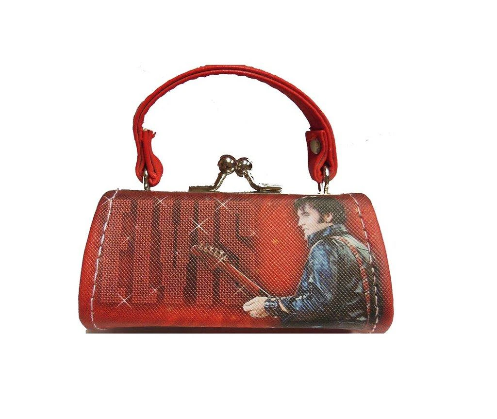 Elvis Presley Red '68 Name Mini Purse