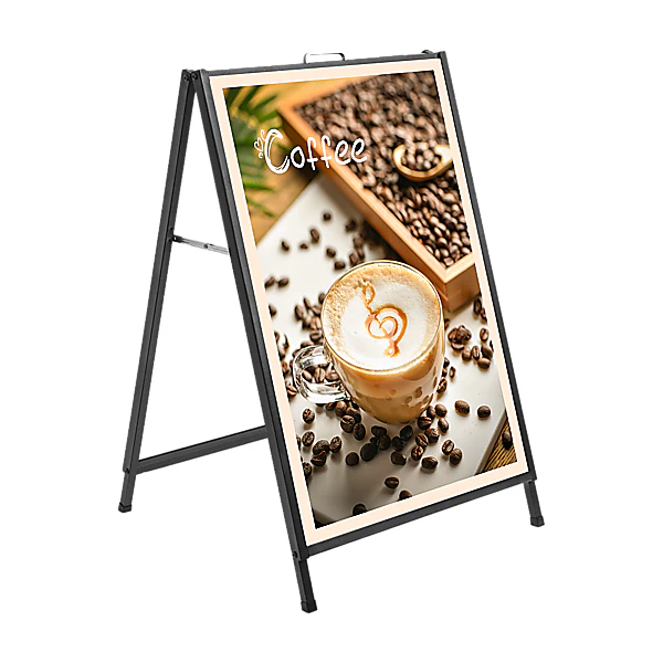 Frame Sign Sidewalk Sign Board 60x90cm For Advertising Poster Display