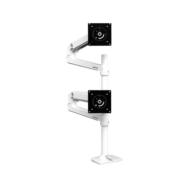 Ergotron Desk Mount For Monitor White 40 Inch Screen Support