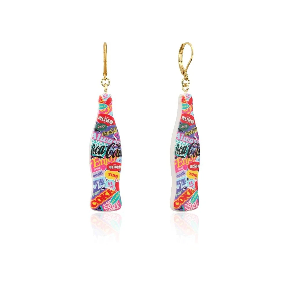 Coca Cola Couture Kingdom - Pop Drop Earrings Yellow Gold