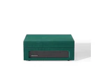 Crosley Voyager Bluetooth Portable Turntable - Dark Aegean + Bundled Record Storage Crate