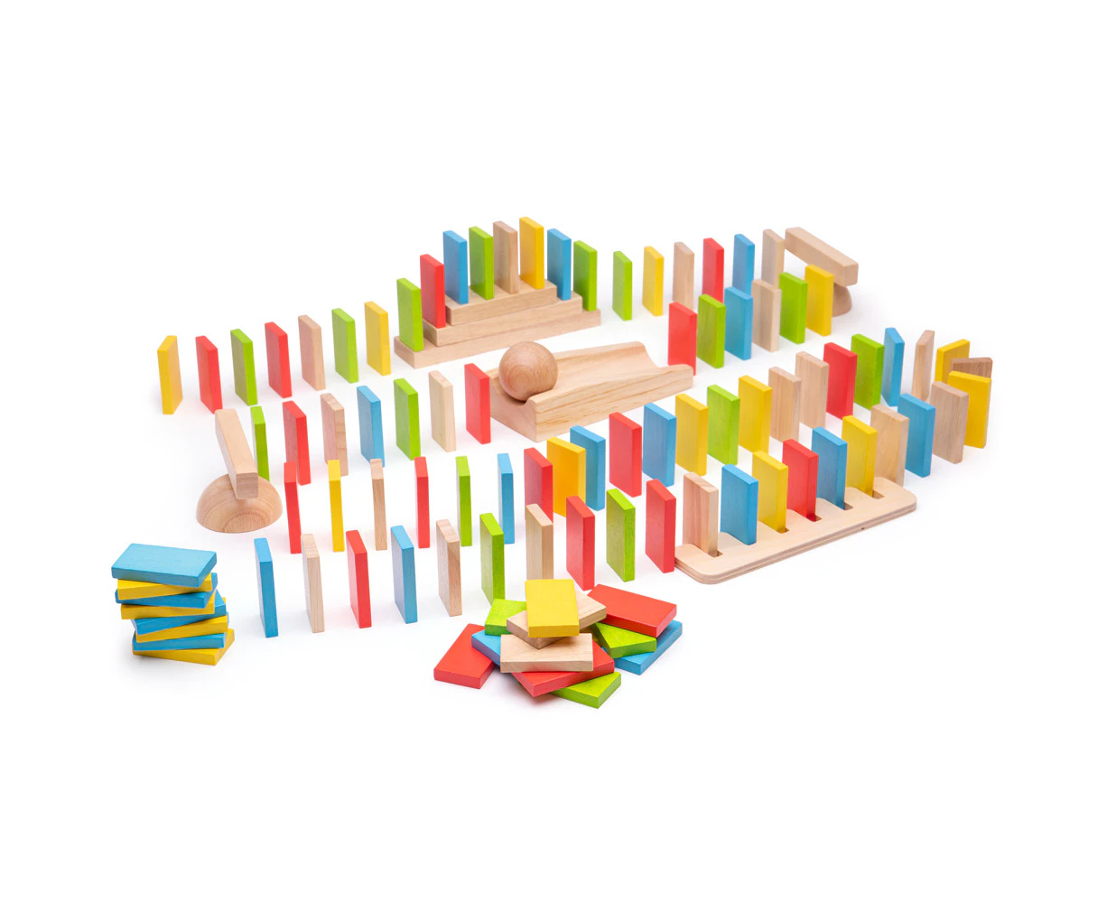 Bigjigs Toys Wooden Domino Run