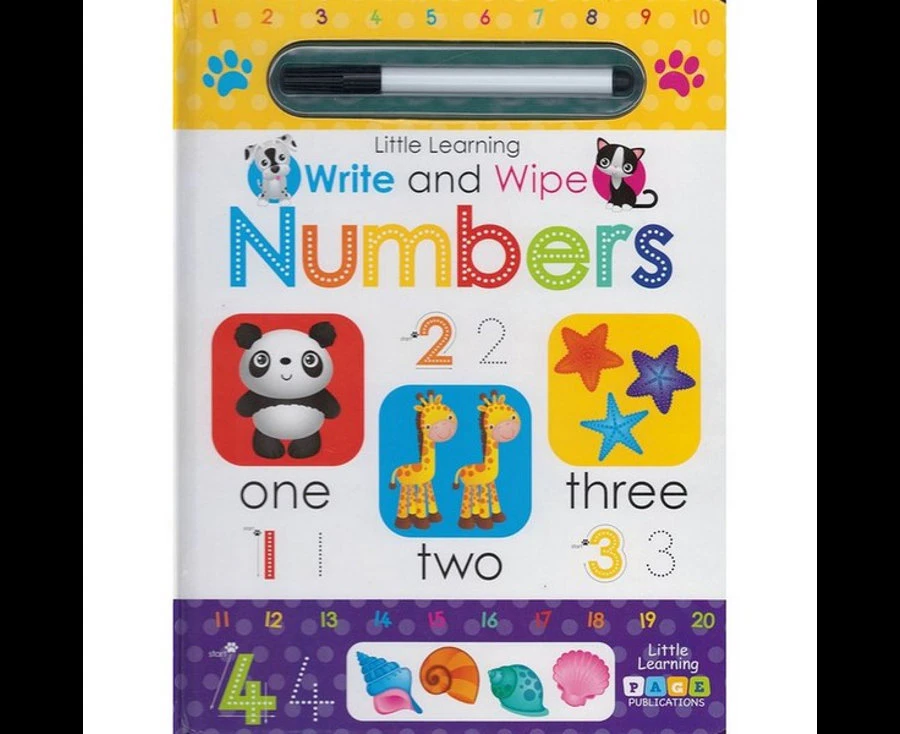 Little Learning Write And Wipe: Numbers