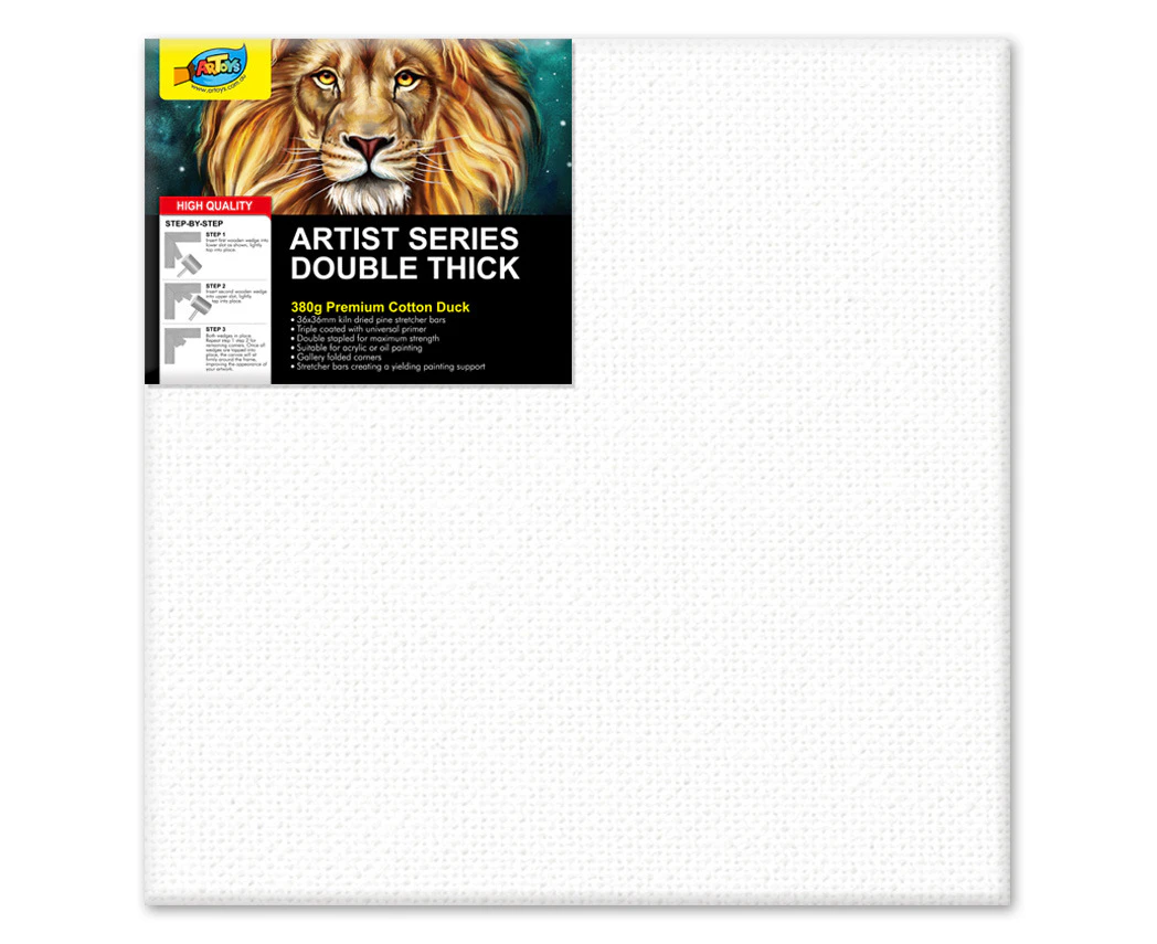 30x30 Double thick,Acid free, Triple Primed Heavy duty stretched canvas