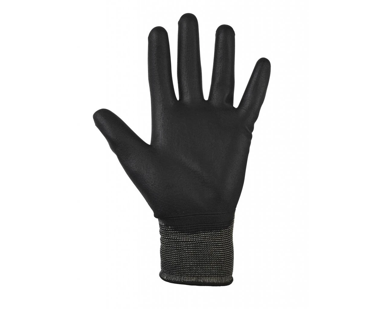 Glenwear Unisex Adults PU Gloves (12 Pairs) (Black) - ST1825