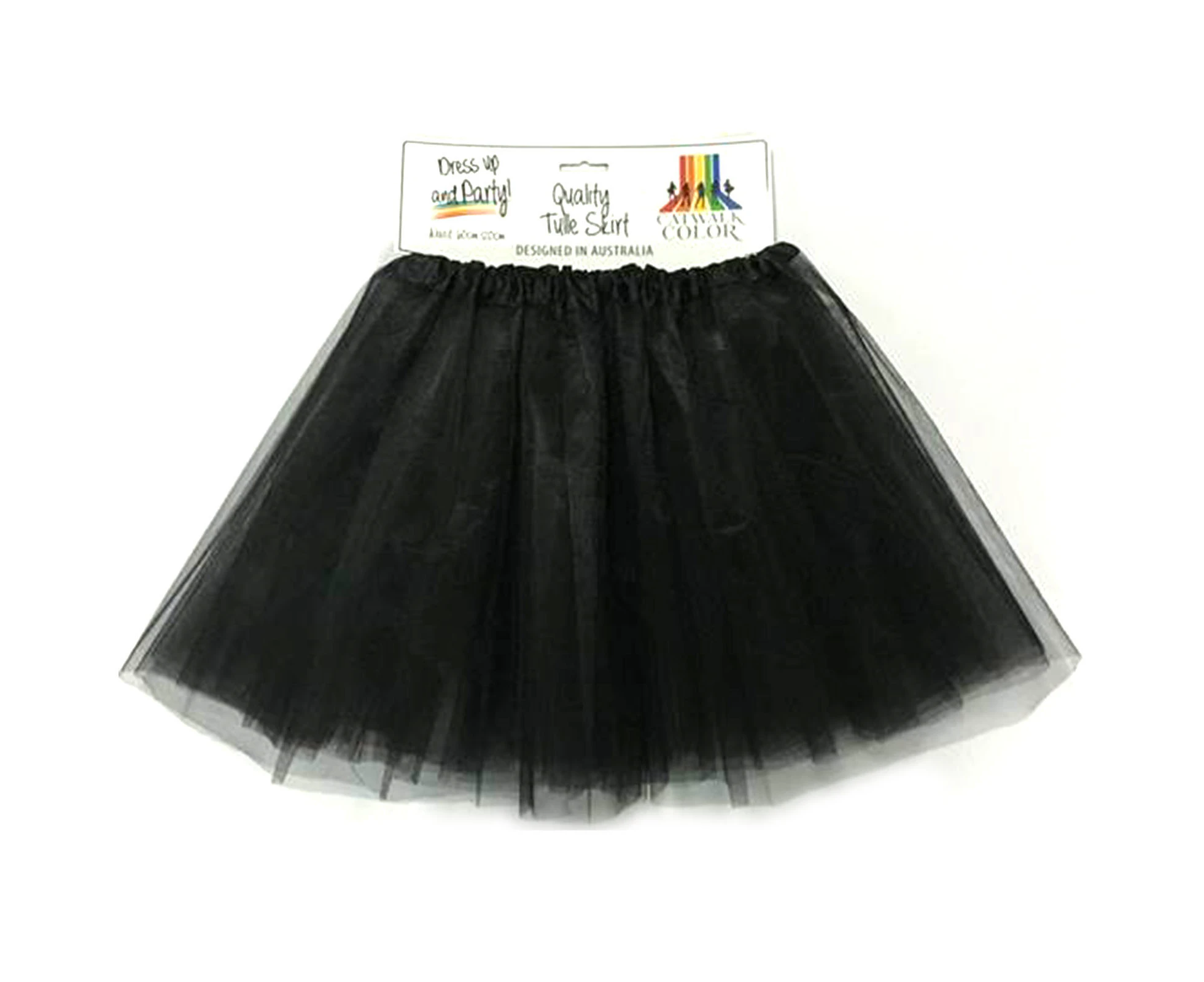 Black Tulle Tutu Skirt - Adult