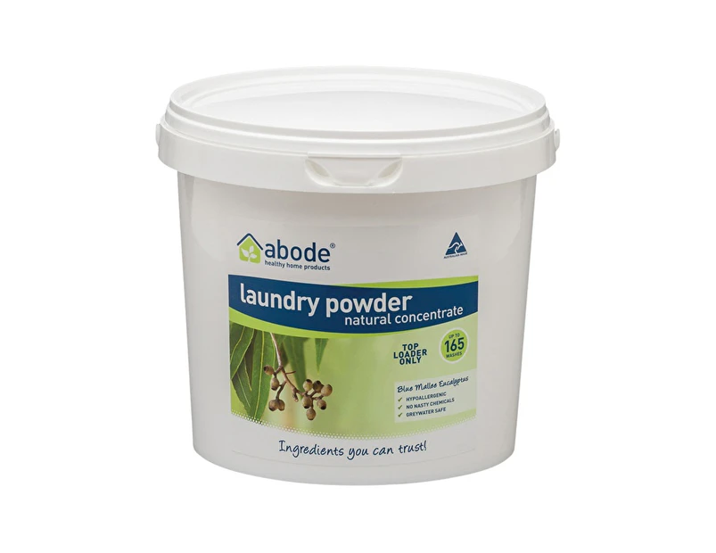 Abode Cleaning Products Abode Laundry Powder (Front & Top Loader) Blue Mallee Eucalyptus 4kg