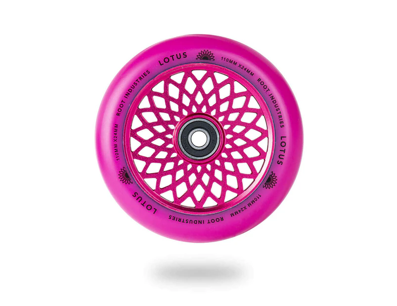 Root Industries Lotus Radiant Wheels | 24mm x 110mm | Pink/Pink