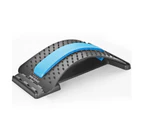 Back Stretcher Extender Support Posture Massager Chiro Lumbar Pain Relief BLUE