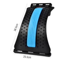 Back Stretcher Extender Support Posture Massager Chiro Lumbar Pain Relief BLUE