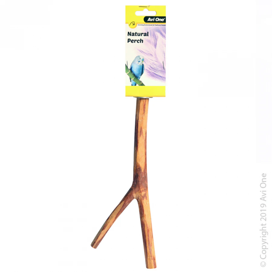 Avi One Perch Natural Wood 25cm 22899