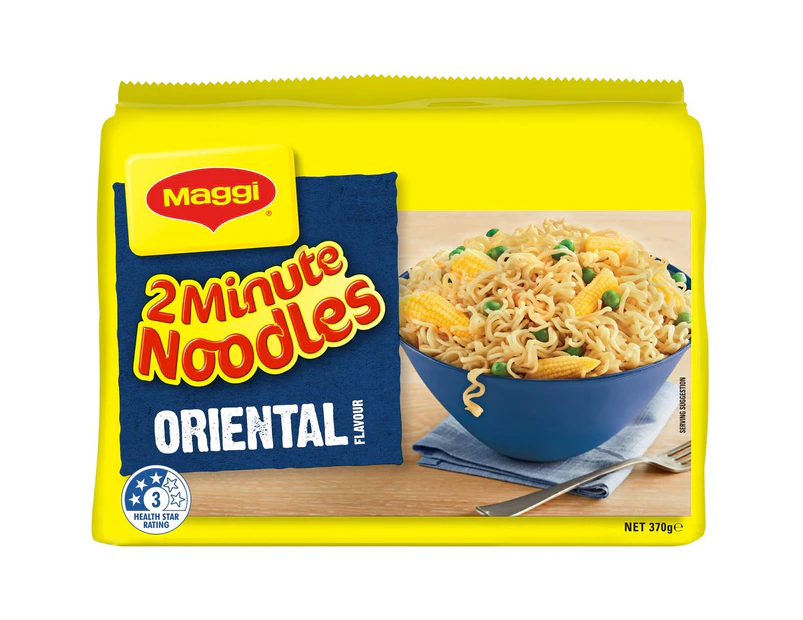 Maggi 2 Minute Instant Oriental Noodles 5 Pack