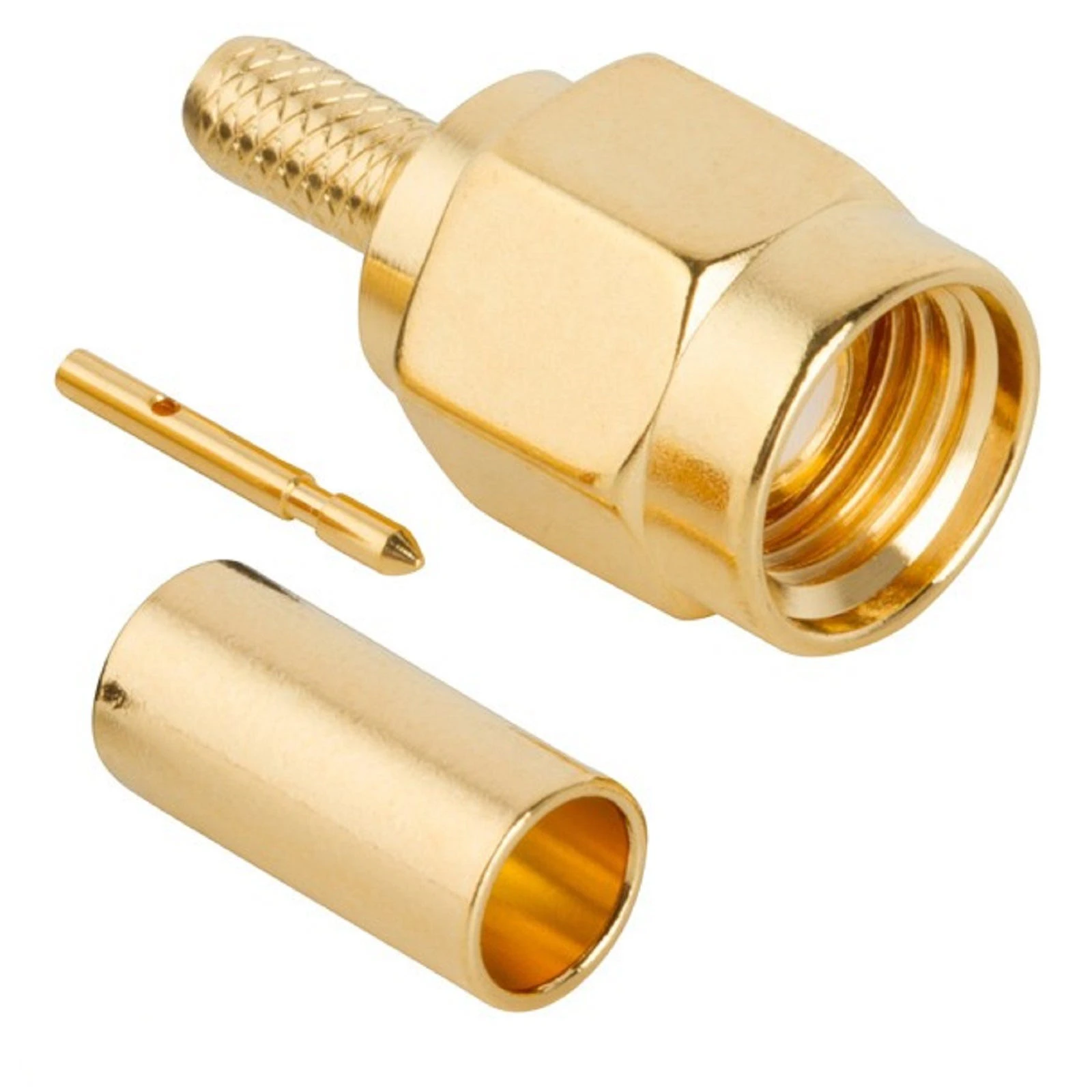 Avico Mini SMA Hi Freq Male Plug To Suit RG58CU Cable