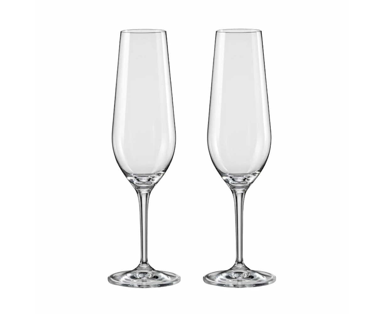 Bohemia Amoroso Flute Champagne Glass 200mL (Set of 2)