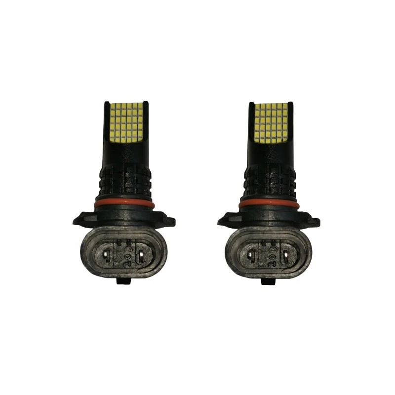 H10 72 SMD LED Fog Light Bright Driving DRL White Globes 2Pcs