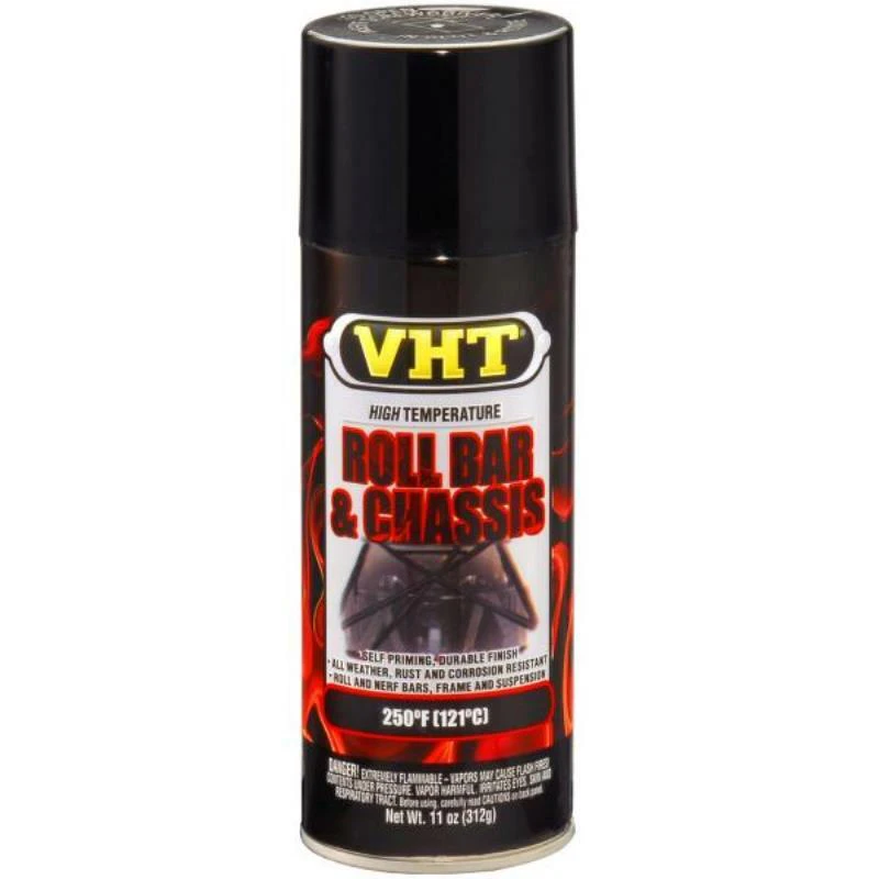 VHT Roll Bar & Chassis High Temperature Spray Paint Gloss Black SP670