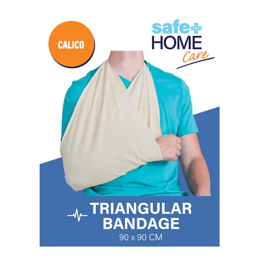 Safe Home Care Calico Bandage Sling Triangular 90 X 90cm