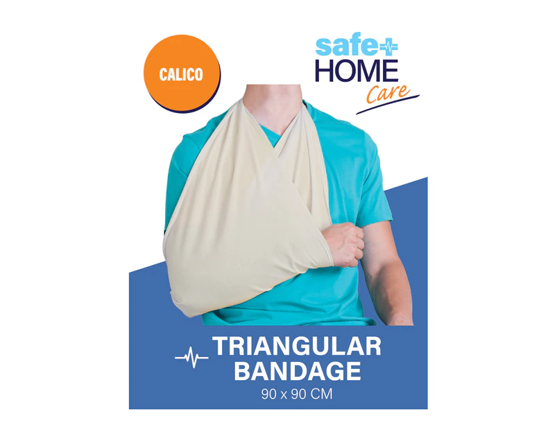 Safe Home Care Calico Bandage Sling Triangular 90 X 90cm