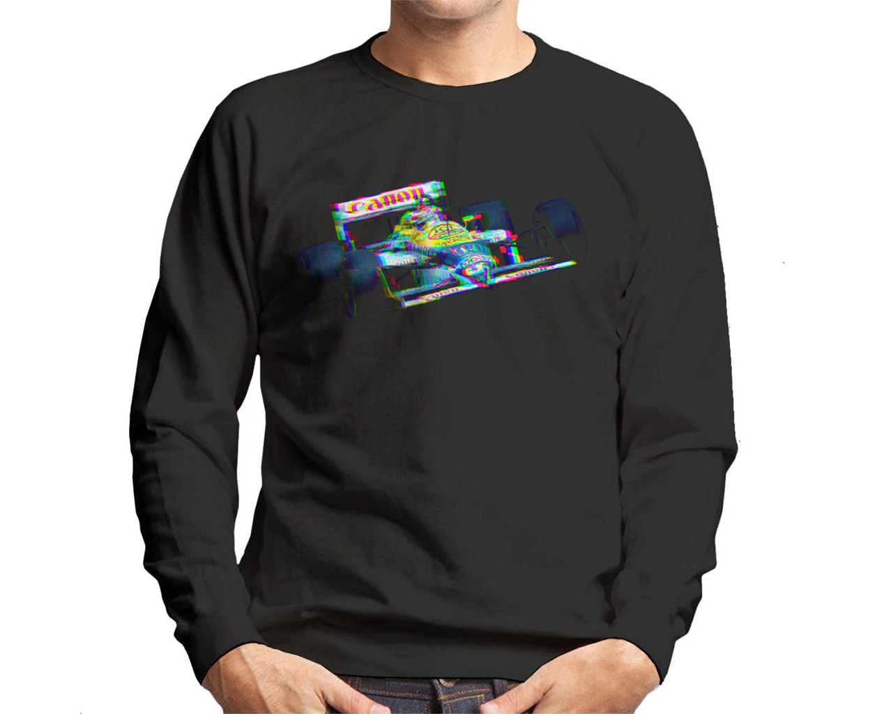 Nelson Piquet Williams FW11B Belgian GP Men's Sweatshirt - Black