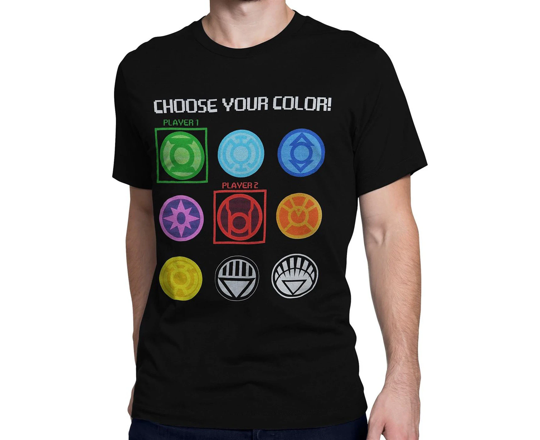 Green Lantern Choose Your Color Men's T-Shirt