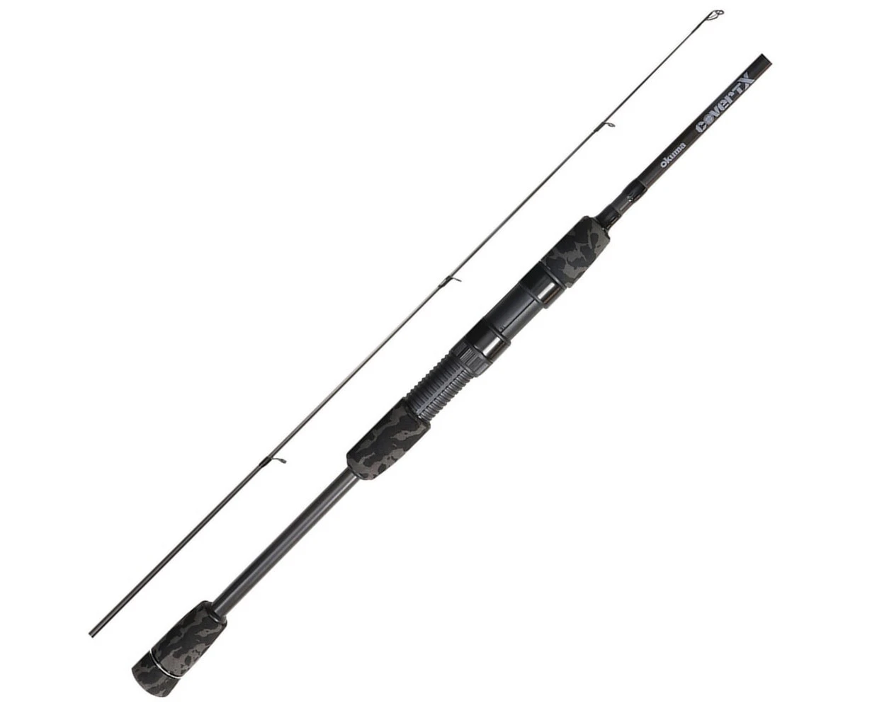 6'6 Okuma Covert X 2-4kg Spin Rod - 2 Piece Graphite Composite Spinning Rod