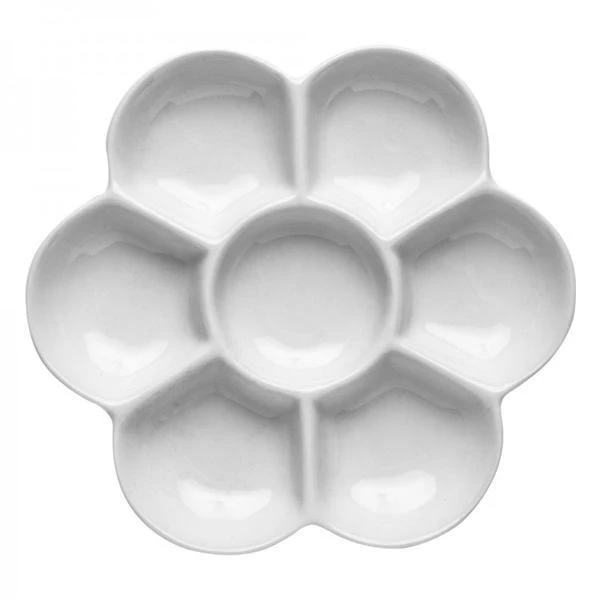 Art Spectrum Glazed Porcelain Flower Palette 15.3cm